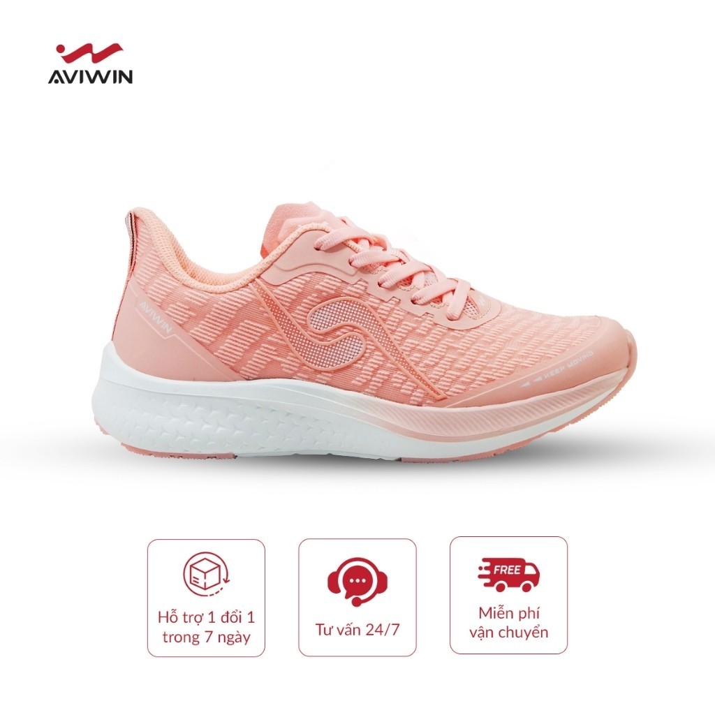 Aviwin Giày thể thao chạy bộ nữ hồng Avispeed chính hãng