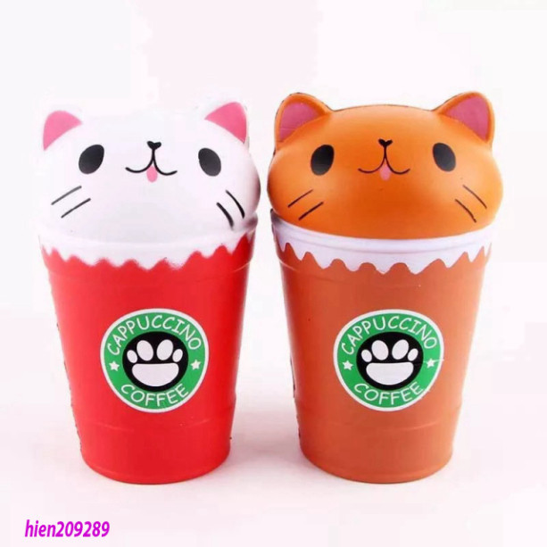 SquiShy TO- COFFE MÈO CỰC THƠM CỰC MỀM squishy