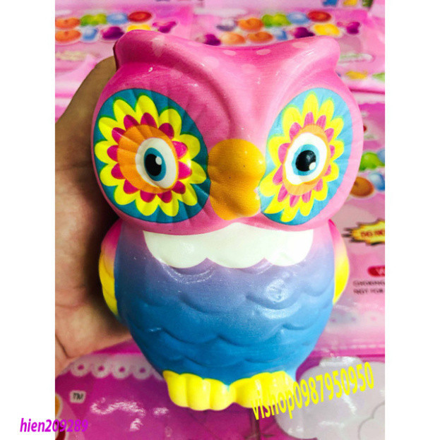 SQUISHY CÚ MÈO MẮT HOA squishy