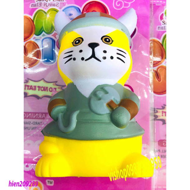 SQUISHY MÈO CẦM RÌU squishy