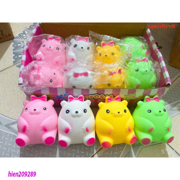 [Hiếm] Đồ chơi Squishy Gấu UFO Chính Hãng Ibloom squishy
