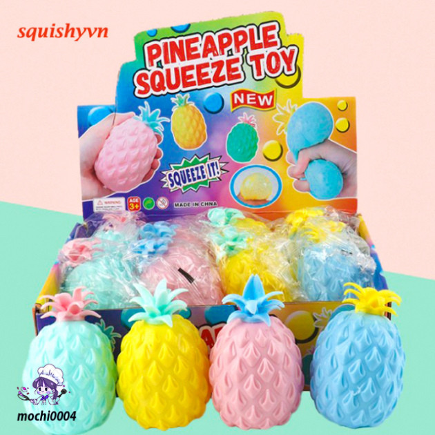 (rẻ vô địch) SQUISHY Gudetama dứa bóp bên trong là hạt dùng mãi còn ít H bóp xả stress giảm căng thẳ