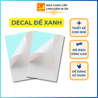 Decal Đế xanh - Khổ A4 - 100 tờ