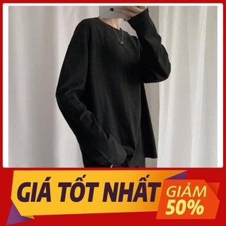 FREESHIP Áo Thun Tay Dài OverSize Trơn form xuông đơn giản dễ mặc