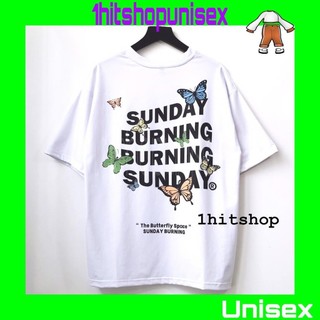 Áo thun sunday burn.ing unisex