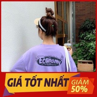 FREESHIP Thun nữ in chữ Economy, áo thun phong cách Ulzzang siêu cute