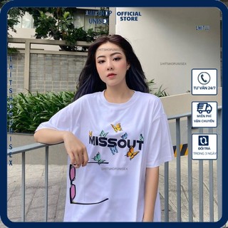 Áo Thun Nữ 1Hitshopunisex phông cotton in hình MISS Unisex màu đen,trắng size m l xl