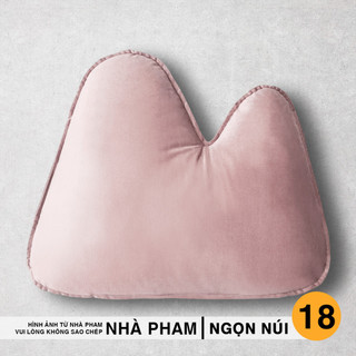 Gối sofa ngọn núi vải nhung - hình 18