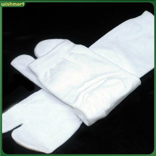 Vớ Cotton Xỏ Ngón Màu Trắng Phong Cách Kimono Nhật Bản Cho Nam Nữ
