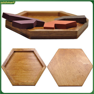Wooden Board Children Jigsaw Tangram Geometric Shape Puzzle Game Educational Toy