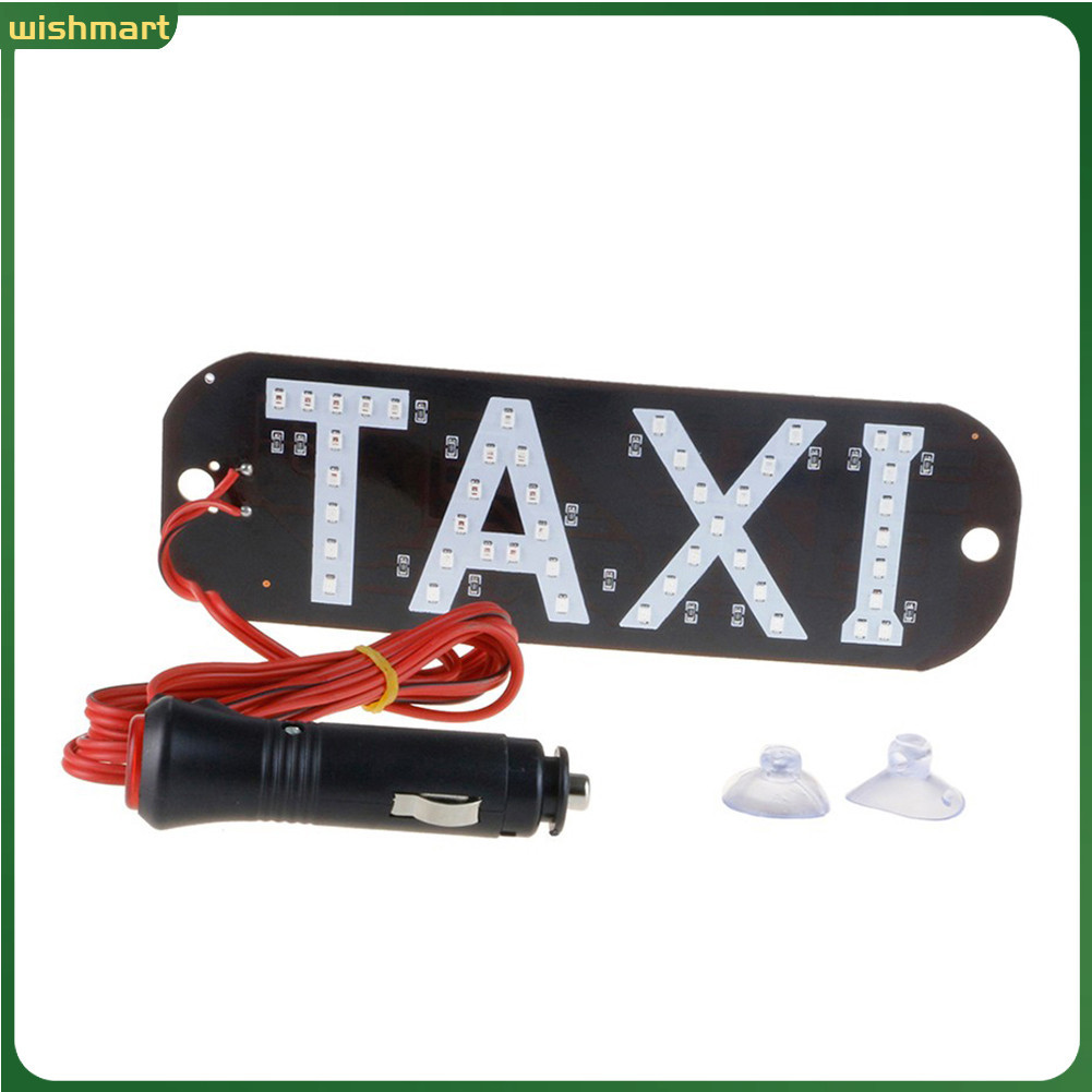 Bảng đèn LED báo tín hiệu chữ Taxi gắn kính chắn gió xe hơi