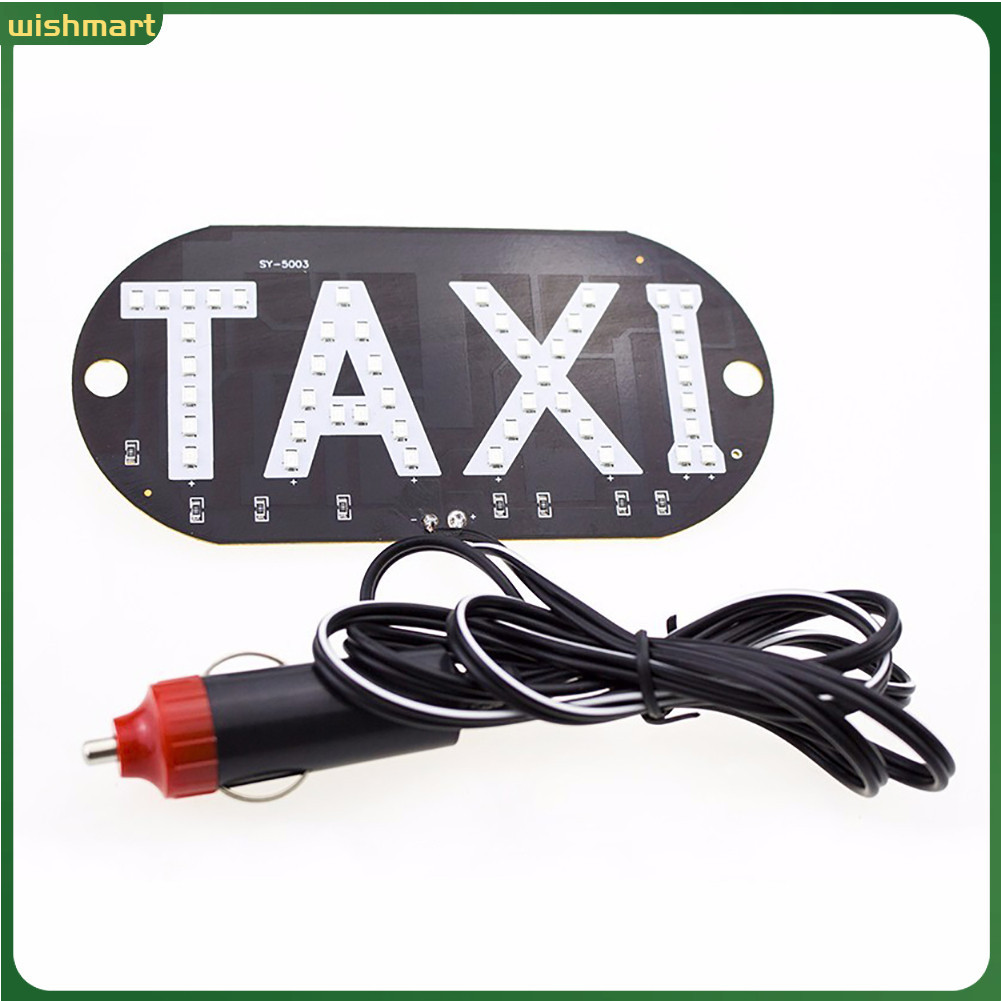 Bảng đèn LED báo tín hiệu chữ Taxi gắn kính chắn gió xe hơi