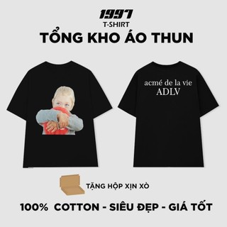 Áo thun ADL vải cotton đứng form áo phông cô bé che mặt ngại ngùng dễ thương áo thun thể thao HU