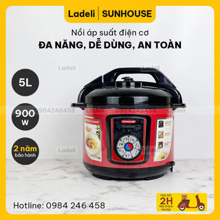 Nồi áp suất điện đa năng SUNHOUSE SHD1755 / SHD1552 dung tích 5L