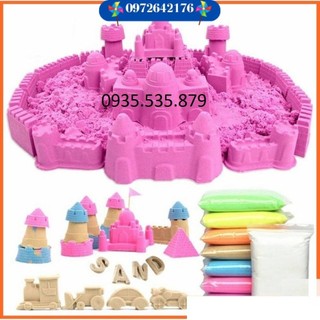 [Kho Sỉ -20k/TẤN] Cát nặn sinh học, Cát động lực, Cát dẻo tạo hình cho bé yêu: Loại 1 - 500 Gram