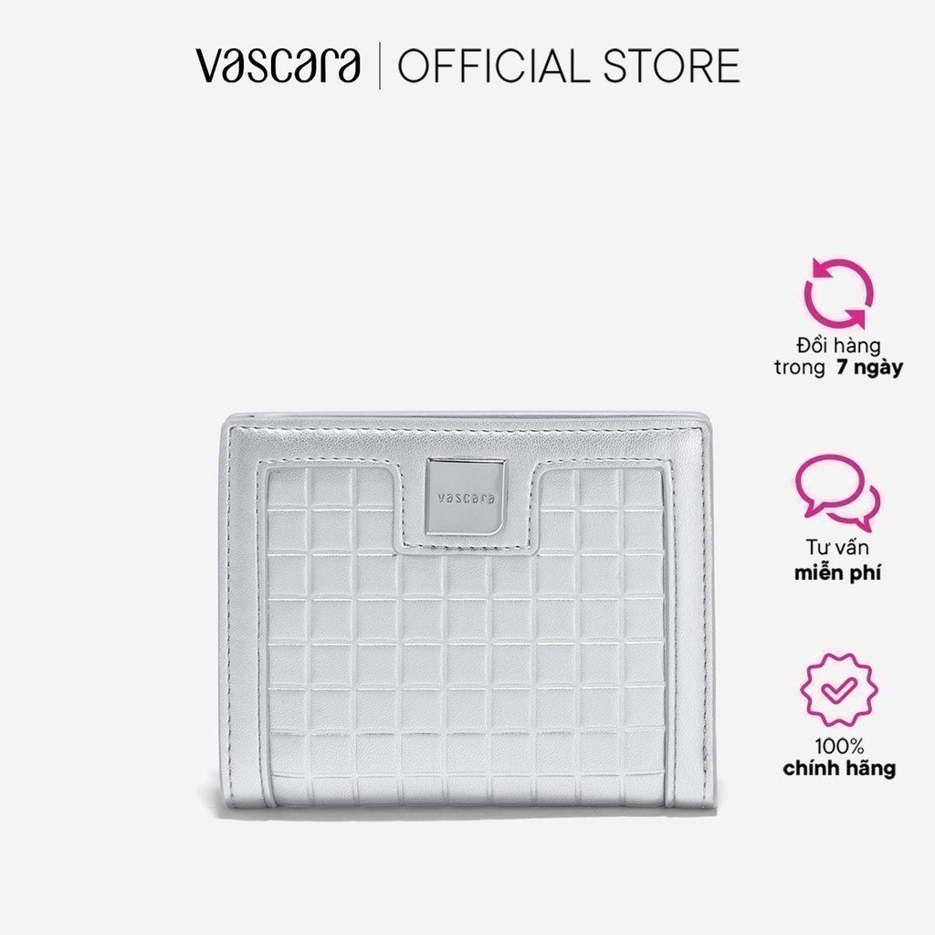 Vascara Ví Mini Dập Nổi Square Pattern - WAL 0286