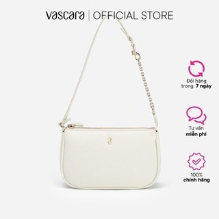 Vascara túi hobo quai khóa cài phối xích - tot 0087