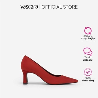 Vascara giày bít mũi nhọn spool block heel - bmn 0542