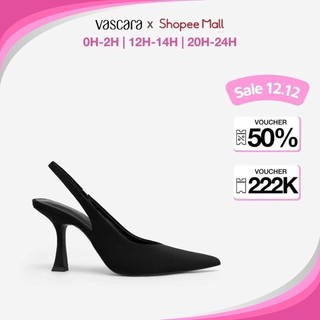 Vascara giày slingback bít mũi nhọn nubuck - bmn 0558