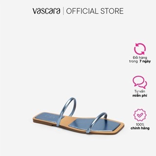 Vascara Dép Metallic Quai Đôi Mũi Vuông - DXP 0176