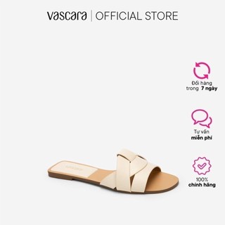 Vascara Dép Quai Ngang Đan Chéo Mũi Tròn - DXP 0177