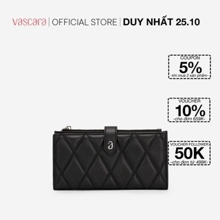 Vascara Ví Cầm Tay May Chần Bông Hình Thoi Dáng Dài - WAL 0244