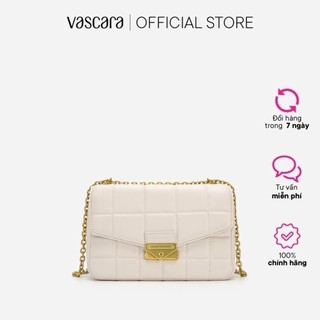 Vascara Túi Đeo Chéo Chần Bông Phối Khóa Kim Loại Tam Giác - SHO 0187