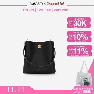 Vascara Túi Tote Khóa Xoay Oval Ngăn Đôi - TOT 0080