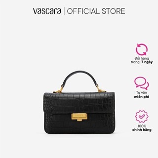 Vascara Túi Xách Khóa Cài Kim Loại Vân Da Cá Sấu - SAT 0294