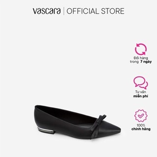 Vascara Giày Bít Mũi Nhọn Đính Nơ - BMN 0502