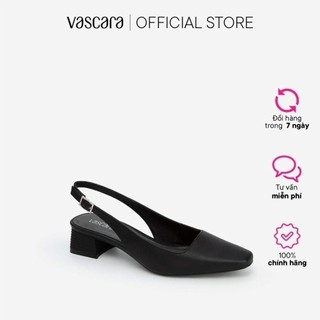 Vascara Giày Slingback Mũi Vuông Gót Trụ - BMN 0503