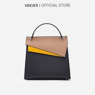 Vascara Túi Xách Nắp Cài Layer Đa Sắc SAT 0279 Xanh Navy