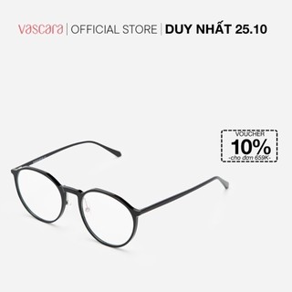 Vascara Kính Mắt Hình Tròn Cách Điệu ROU 0040 Đen