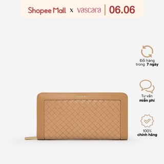 Vascara Ví Cầm Tay Da Đan Thời Trang WAL 0221 Be