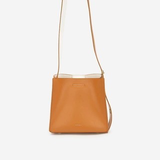 Vascara Túi Đeo Chéo Khóa Cài Tròn Urban Style SHO 0168 Nâu