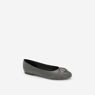 Vascara Giày Búp Bê Trang Trí Vòng Metallic Tròn GBB 0413 Xám