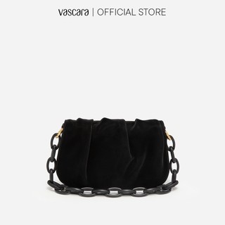Vascara Túi Xách Tay Nắp Gập The Pearl Shell SAT 0275 Đen