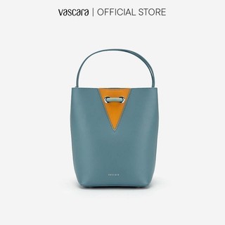 Vascara Bucket Bag Khóa Dây Rút Phối  SAT 0272 Xanh Da Trời