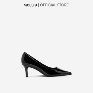 Vascara Giày Cao Gót Bít Mũi Nhọn Thanh Lịch BMN 0475 Đen