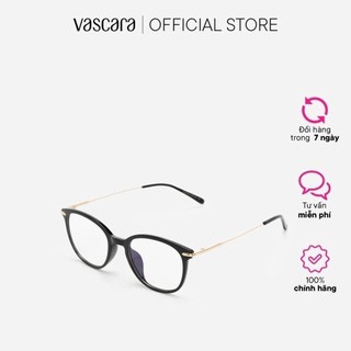 Vascara Kính Gọng Kim Loại Mắt Tròn ROU 0037 Xám