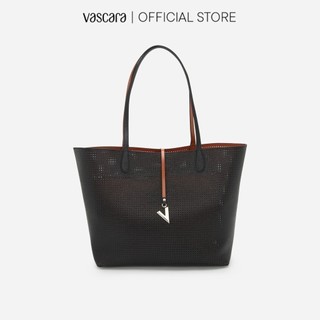 Vascara Túi Tote Họa Tiết Hình Học Laser Cut TOT 0069 Đen