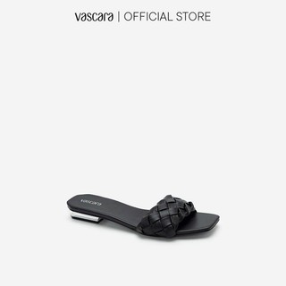 Vascara Hài Gót Metallic Quai Da Đan Canarium DXP 0160 Đen
