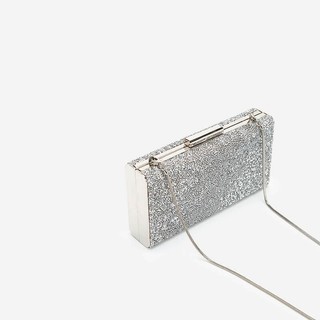 Vascara Ví Dự Tiệc Phối Sequin CLU 0074 Bạc