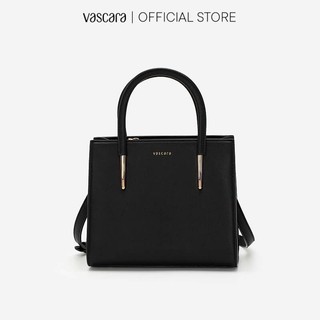 Vascara Túi Xách Công Sở Quai Đính Metallic SAT 0278 Đen