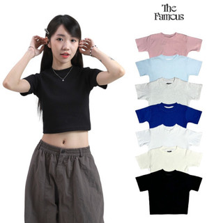 SC Áo croptop "TRƠN 10 MÀU" thun gân cotton dày dặn, áo thun gân croptop dáng ôm siêu xinh mặc cực tôn dáng T30