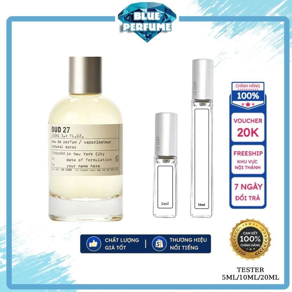💎 Nước Hoa Unisex Le Labo Le Labo Oud 27 EDP 10ml - 𝗣𝗲𝗿𝗳𝘂𝗺𝗲.𝗦𝘁𝗼𝗿𝗲 💎