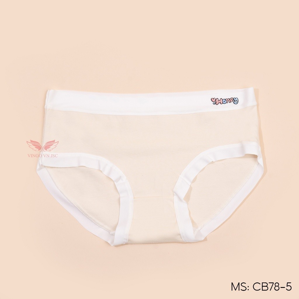 Combo 5 quần lót cotton trơn kháng khuẩn VINGO CB80 VNGO