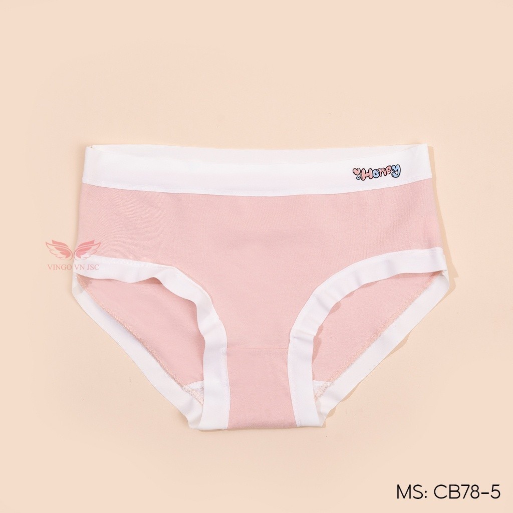 Combo 5 quần lót cotton trơn kháng khuẩn VINGO CB80 VNGO