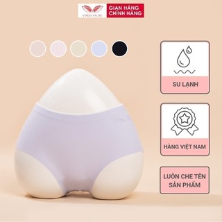 Quần lót nữ đúc su cạp cao gen bụng VINGO viền sóng không hằn đáy 2 lớp cotton kháng khuẩn hàng Việt Nam Q357 VNGO