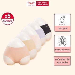 Quần lót nữ su không đường may VINGO đáy 2 lớp cotton kháng khuẩn mặc không lộ viền hàng Việt Nam CB39 VNGO